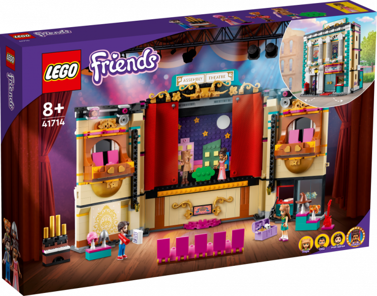 # 41714 LEGO® Friends Andrea teātra skola, 8+ gadi, 2022. gada modelis