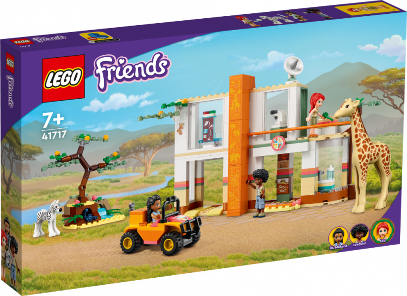 41717 LEGO® Friends Спасательная станция Мии для диких зверей, 7+ лет,модель 2022 года