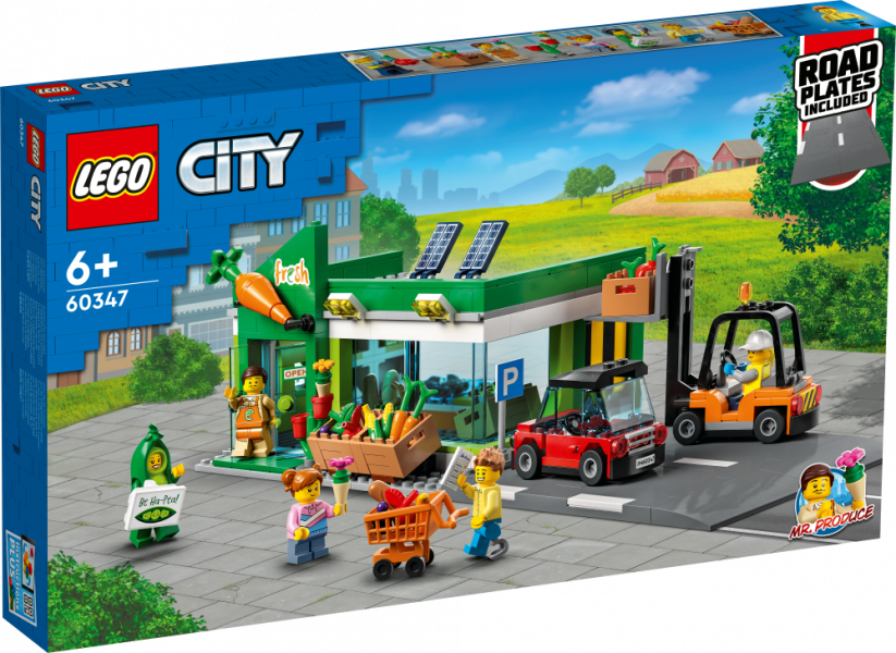 60347 LEGO® City Продуктовый магазин, 6+ лет,модель 2022 года