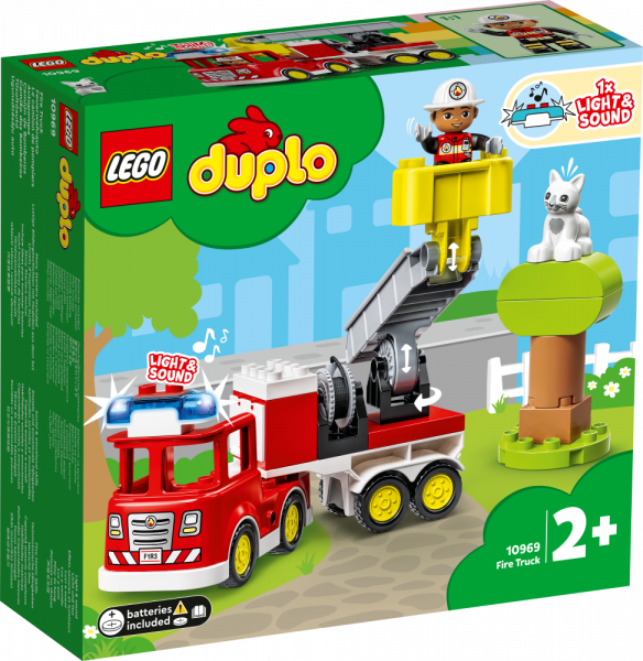 10969 LEGO® DUPLO Ugunsdzēsēju auto, 2+ лет,модель 2022 года