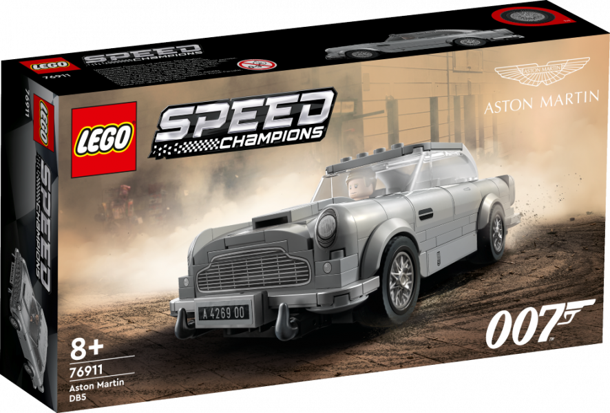 76911 LEGO® Speed Champions 007 Aston Martin DB5, 8+ gadi, 2022. gada modelis