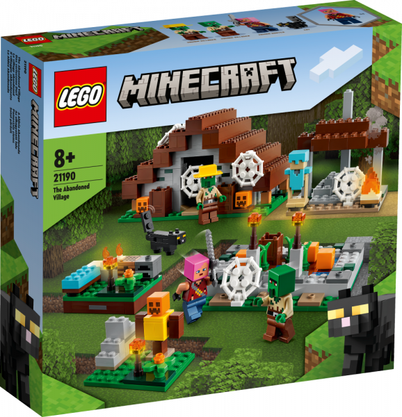 21190 LEGO® Minecraft Pamestais ciems 8+ gadi, 2022. gada modelis