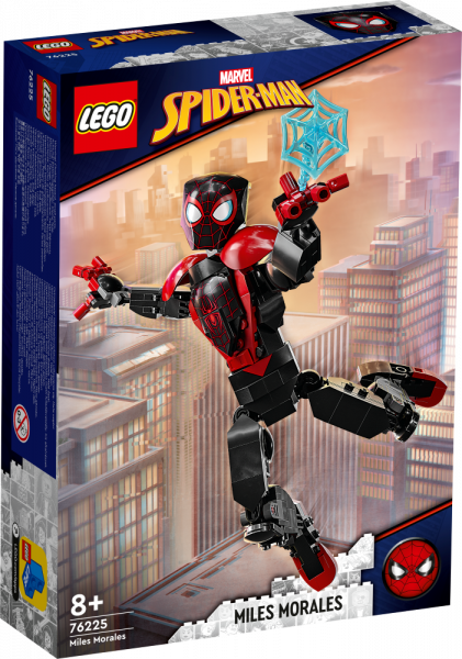 76225 LEGO® Spider ManMiles Morales figūra, 8+ gadi, 2022. gada modelis