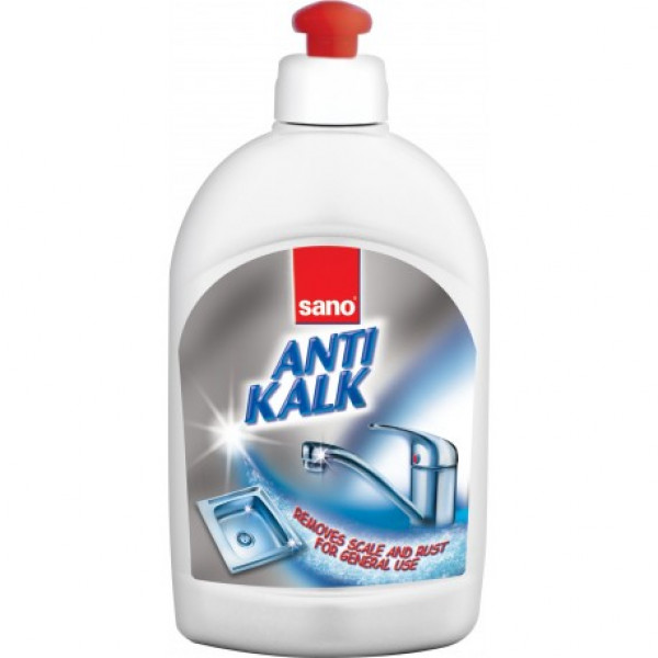 AKCIJA!!! Sano Anti Kalk līdzeklis kaļķakmens noņemšanai no virsmām, 500ml