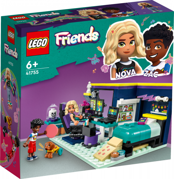 41755 LEGO® Friends Novas istaba, 6+ gadi, 2023. gada modelis