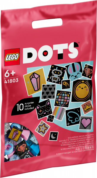 41803 LEGO® DOTS papildinājumi — 8. sērija: spīguļi un mirdzums, 6+ gadi, 2023. gada modelis