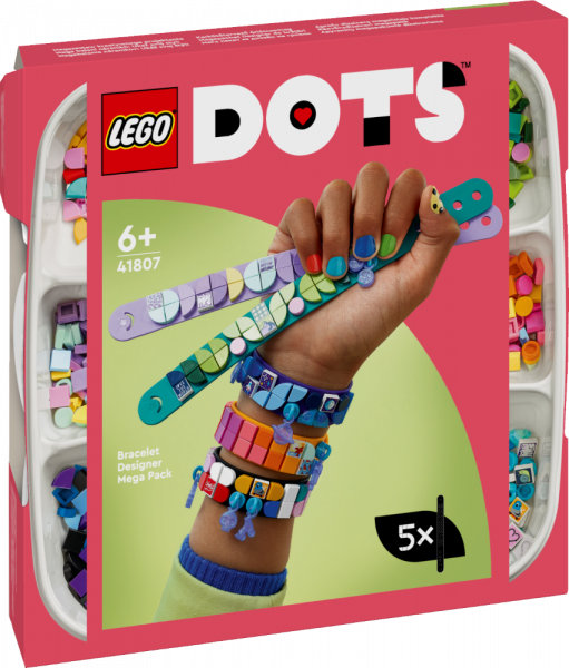 41807 LEGO® DOTS Большой набор дизайнера браслетов, 6+ лет, модель 2023 года