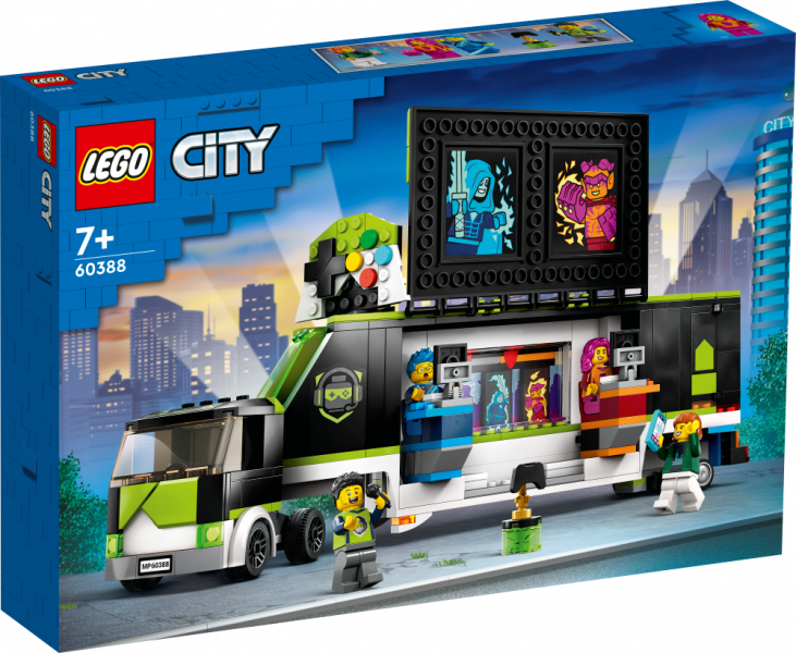 60388 LEGO® City Геймерский грузовик для турнира, 7+ лет, модель 2023 года