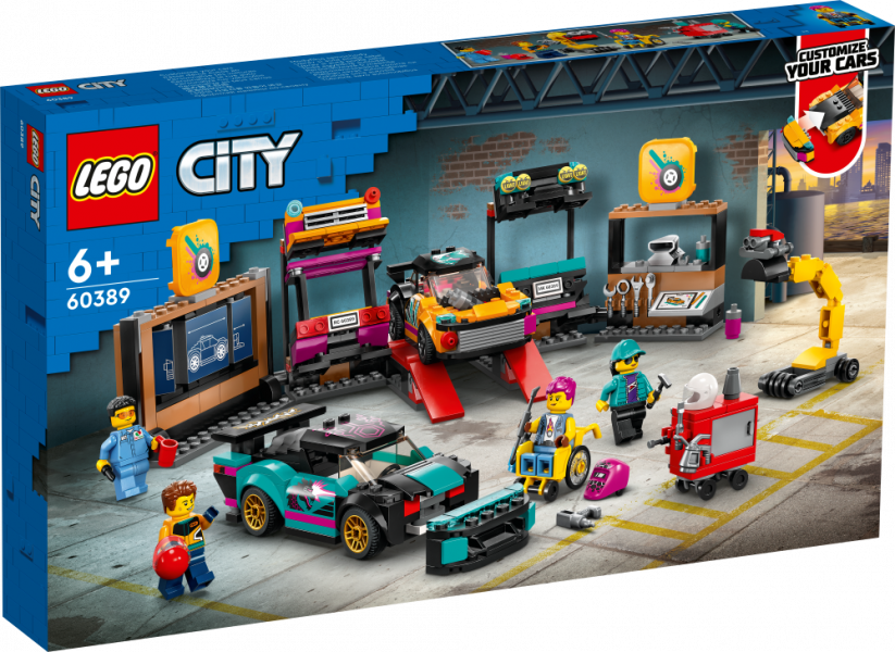 60389 LEGO® City Тюнинг - ателье, 6+ лет, модель 2023 года