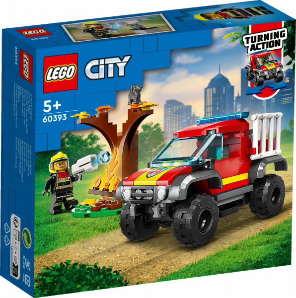 60393 LEGO® City Спасательный пожарный внедорожник, 5+ лет, модель 2023 года