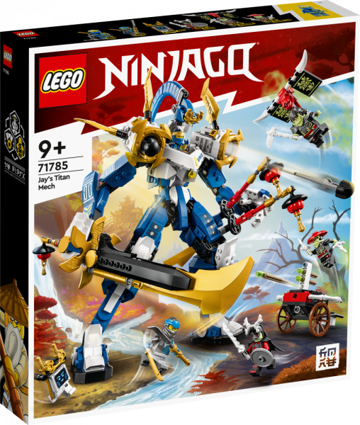 71785 LEGO® Ninjago Jay Titāna robots, 9+ gadi, 2023. gada modelis