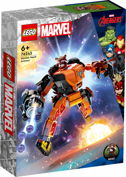 76243 LEGO® Marvel Super Heroes Rocket robotbruņas, 6+ gadi, 2023. gada modelis