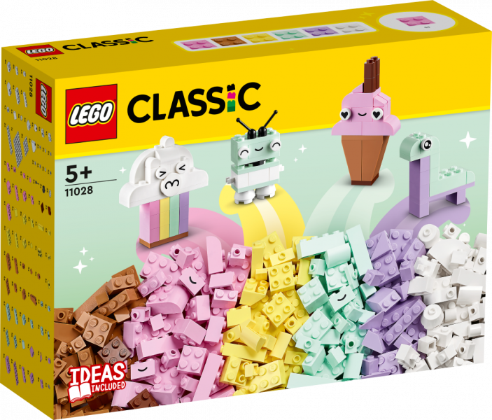 11028 LEGO® Classic Radošā pasteļtoņu jautrība, 5+ gadi, 2023. gada modelis