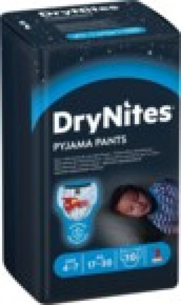 Huggies Dry Nites Boy Biksītes, 4 - 7 gadi, 17-30 kg, 10 gab.