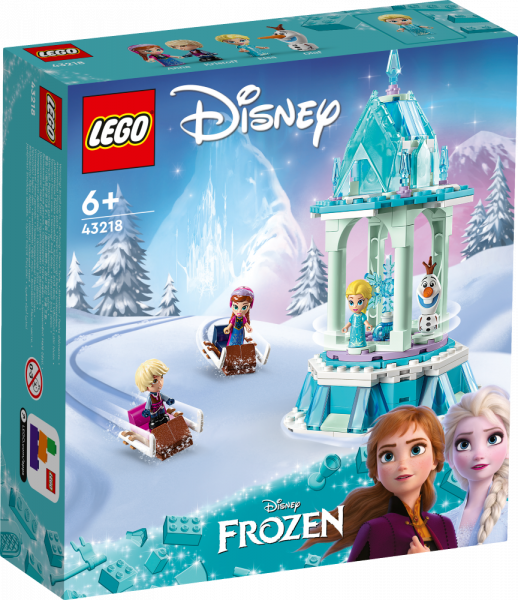 43218 LEGO® Disney Волшебная карусель Анны и Эльзы, 6+ лет,модель 2023 года