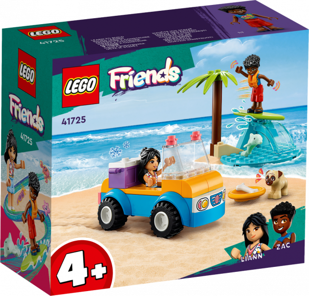 41725 LEGO® Friends Jautrais pludmales bagijs, 4+ gadi, 2023 gada modelis