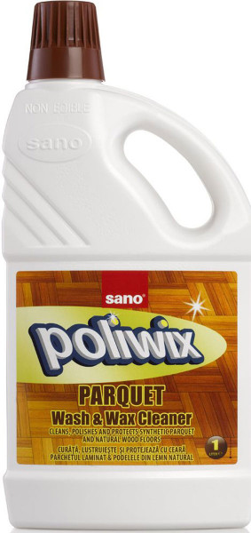 Sano Poliwax Parquet parketa un koka grīdas tīrīšanas līdzeklis, 1L