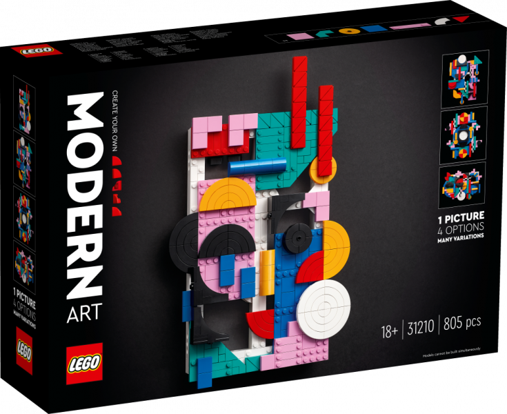 31210 LEGO® Art Modernā māksla, 18+ gadi, 2023 gada modelis