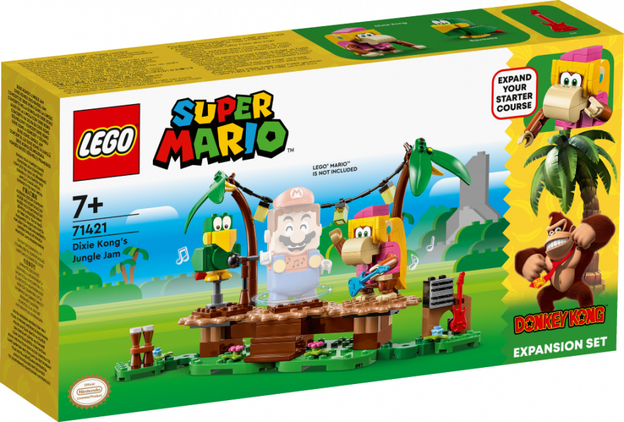 71421 LEGO® Super Mario Дикси Конг в джунглях, 7+ лет, модель 2023 года