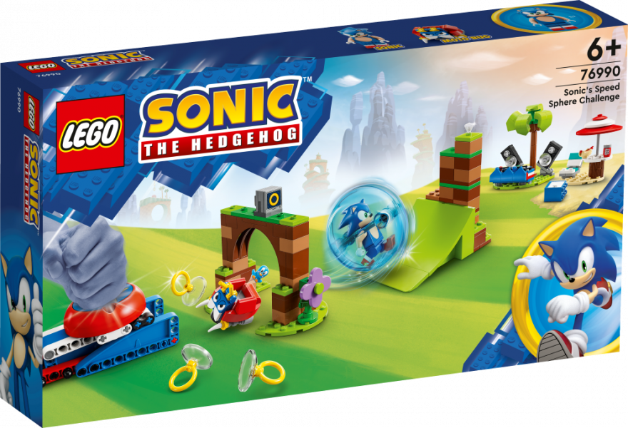 76990 LEGO® Sonic the Hedgehog™ Вызов Сферы Скорости Соника, 6+ лет, модель 2023 года