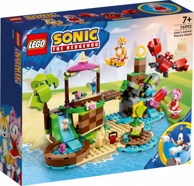 76992 LEGO® Sonic the Hedgehog™ Остров спасения животных Эми, 7+ лет, модель 2023 года