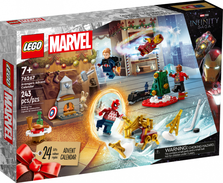 76267 LEGO® Marvel Avengers Adventes kalendārs, no 7+ gadiem, 2023 gada modelis