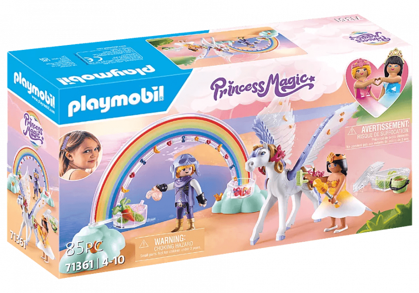 71361 PLAYMOBIL® Princess Magic Пегас с радугой в облаках, от 4-10 лет.