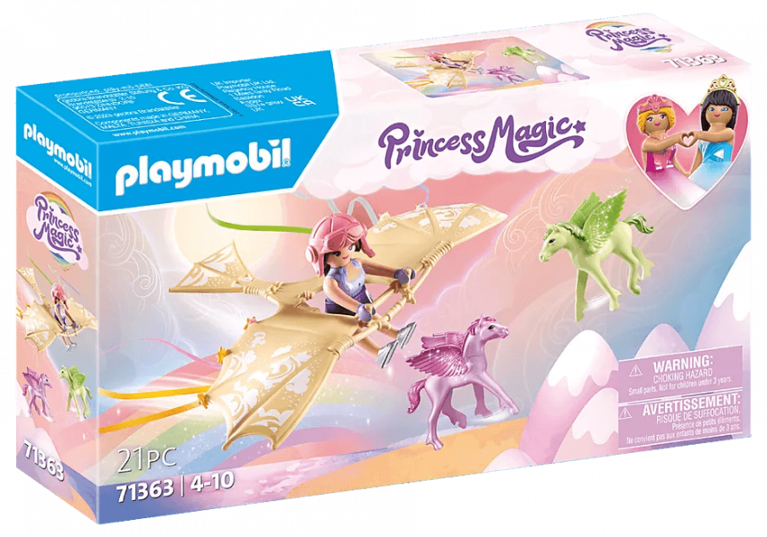 71363 PLAYMOBIL® Princess Magic Прогулка с жеребятами-пегасами в облаках, от 4-10 лет.