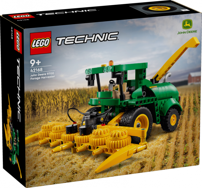 42168 LEGO® Technic John Deere 9700 Forage Harvester, 9+ лет, модель 2024 года