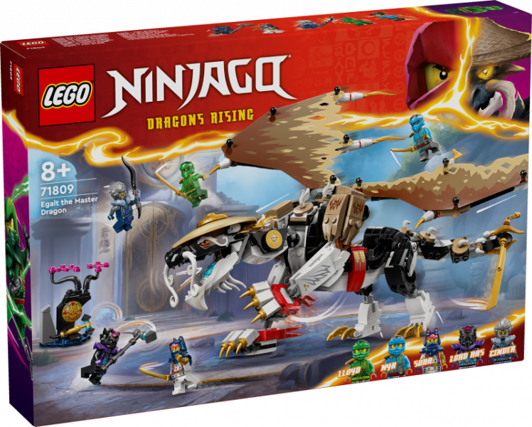 71809 LEGO® Ninjago Pūķu meistars Egalt ,8+ gadi, 2024 gada modelis