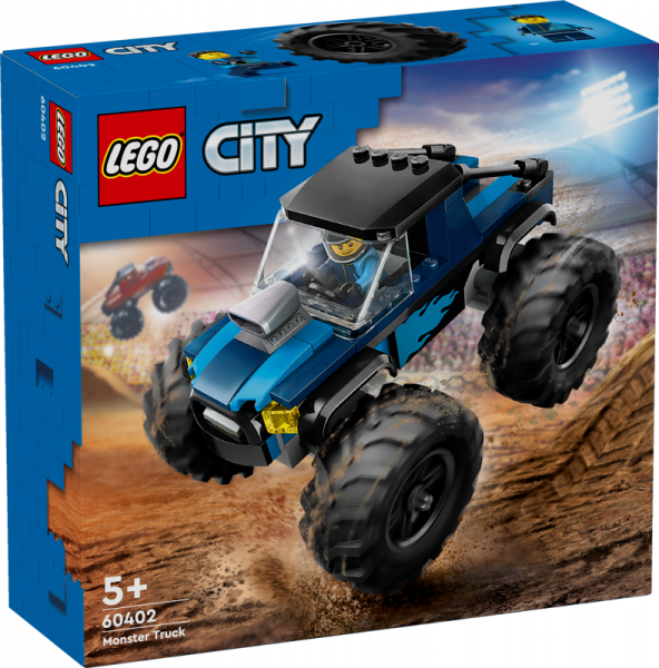 60402 LEGO® City Zils monstru vāģis, 4+ gadi, 2024 gada modelis