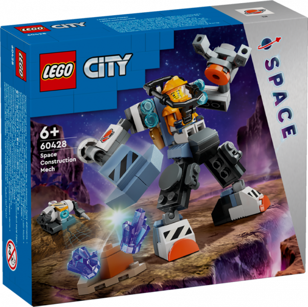 60428 LEGO® City Kosmosa būvēšanas robots, 6+ gadi, 2024 gada modelis