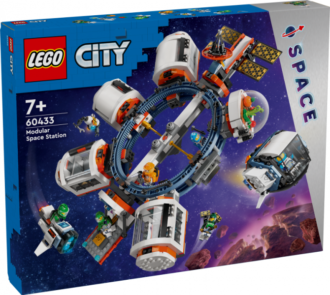 60433 LEGO® City Modulārā kosmiskā stacija, 7+ gadi, 2024 gada modelis