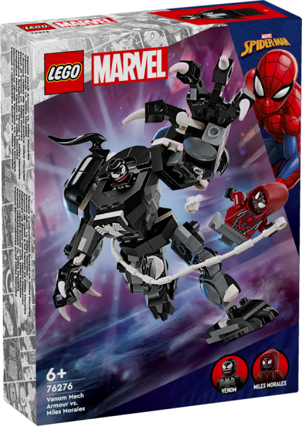 76276 LEGO® Marvel Super Heroes Venom robota bruņas pret Miles Morales , 6+ лет, модель 2024 года