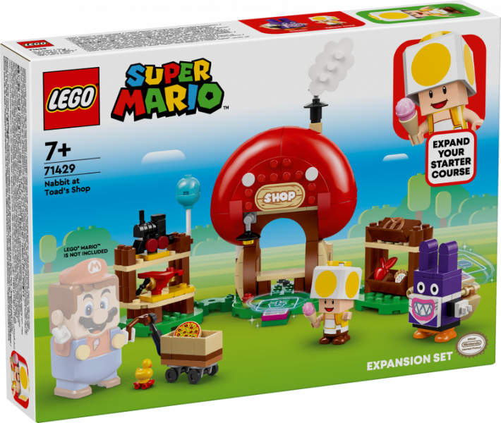 71429 LEGO® Super Mario Nabbit Toad veikalā - paplašinājuma maršruts , 7+ лет, модель 2024 года