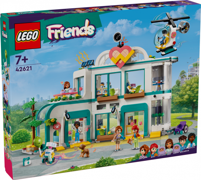 42621 LEGO® Friends Hārtleikas pilsētas slimnīca , 7+ лет, модель 2024 года