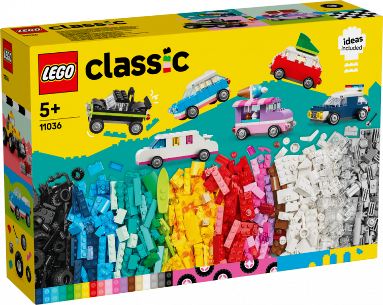 11036 LEGO® Classic Radošie transportlīdzekļi, 5+ , модель 2024 года