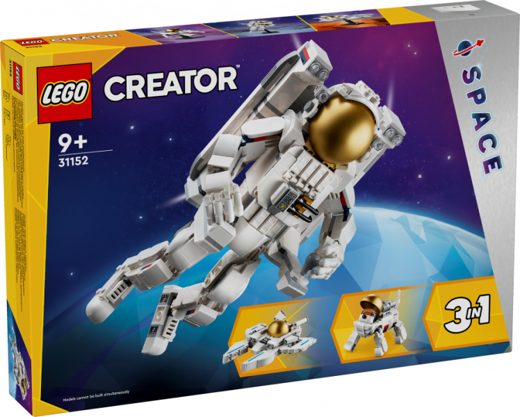 31152 LEGO® Creator Kosmosa astronauts, 9+ gadi, 2024 gada modelis