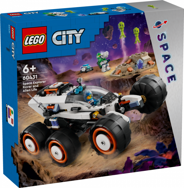 60431 LEGO® City Kosmosa pētnieks-visurgājējs un citplanētiešu dzīve, 6+ лет, модель 2024 года