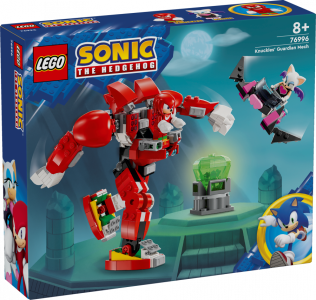 76996 LEGO® Sonic the Hedgehog™ Knuckles sargs-robots, 8+ , модель 2024 года