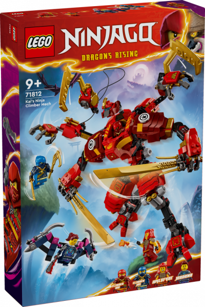 71812 LEGO® Ninjago Kai nindzju kāpjošais robots , 9+ , модель 2024 года