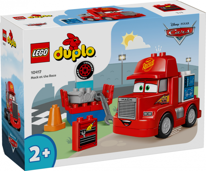 10417 LEGO® DUPLO Mack sacīkstēs, 2+ gadi, 2024 gada modelis