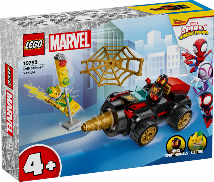 10792 LEGO® Spider Man Transportlīdzeklis Drill Spinner, 4+ , модель 2024 года