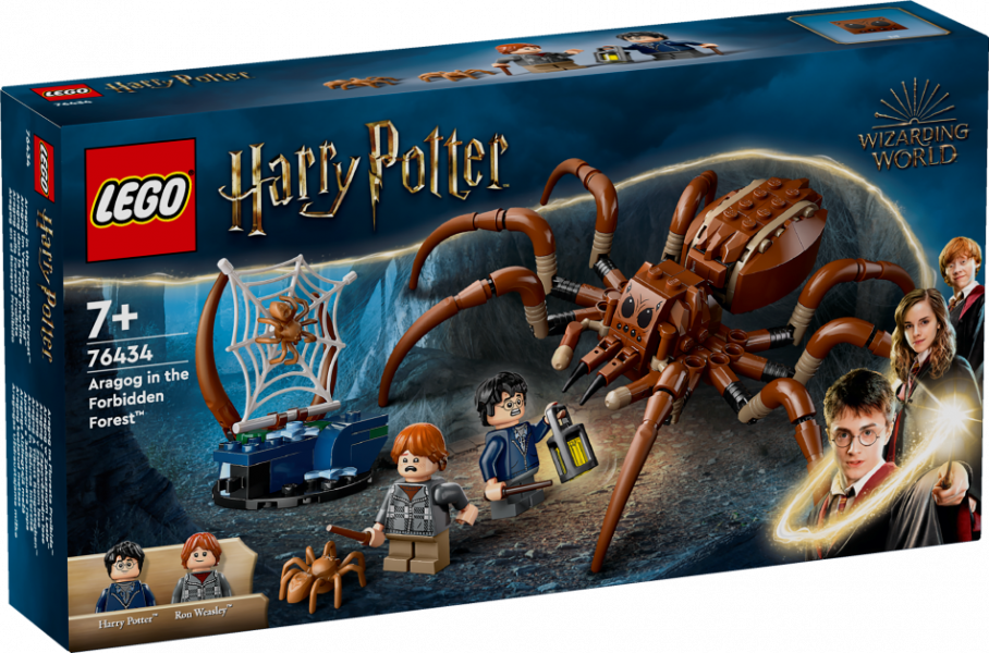 76434 LEGO® Harry Potter™ Aragogs Aizliegtajā mežā, 7+ gadi, 2024 gada modelis