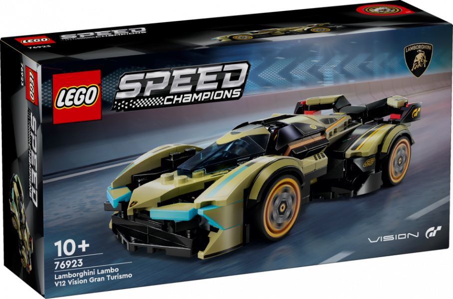 76923 LEGO® Speed Champions Lamborghini Lambo V12 Vision GT superauto, 10+ gadi, 2024 gada modelis