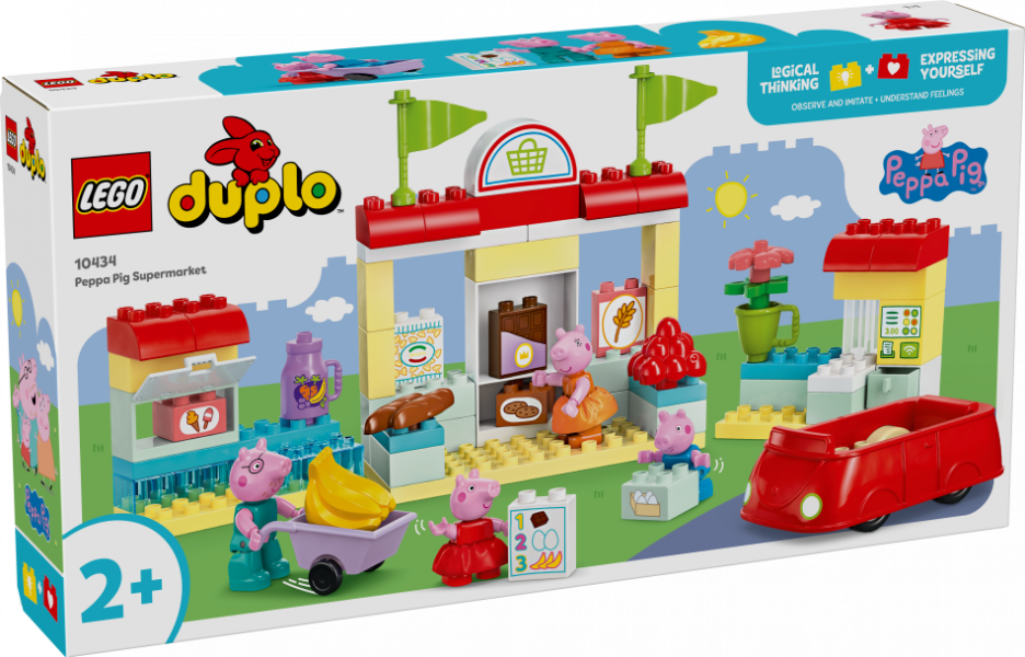 10434 LEGO® DUPLO Cūciņas Pepas lielveikals , 2+ , модель 2024 года