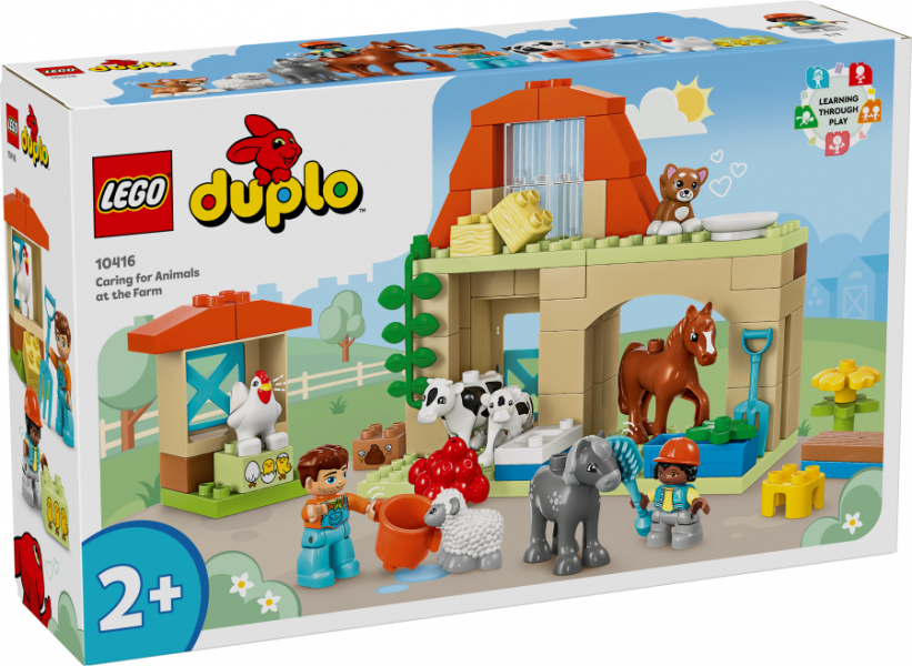 10416 LEGO® DUPLO Dzīvnieku kopšana lauku sētā, 2+ gadi, 2024 gada modelis