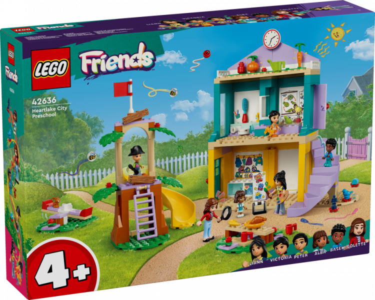 42636 LEGO Friends Hārtleikas pilsētas bērnudārzs, 4+ лет, модель 2024 года