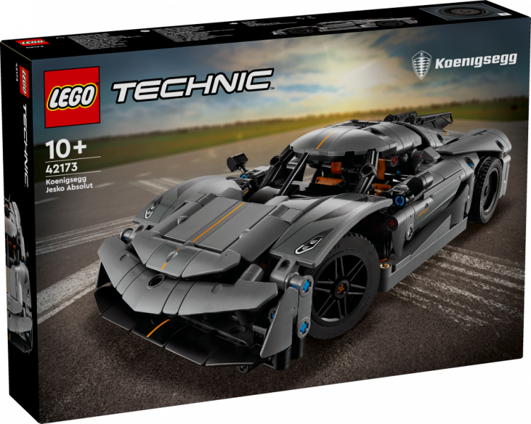 42173 LEGO® Technic Koenigsegg Jesko Absolut pelēks hiperauto , 10+ , модель 2024 года