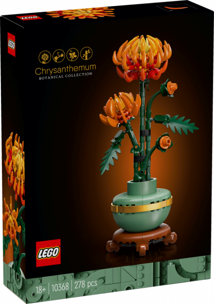 10368 LEGO® ICONS™ Krizantēma,18 + gadi, 2024 gada modelis